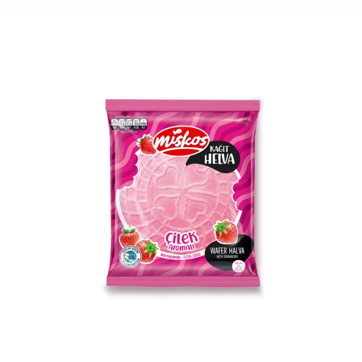 Miskos Çilek Aromalı Kağıt Helva 45 G
