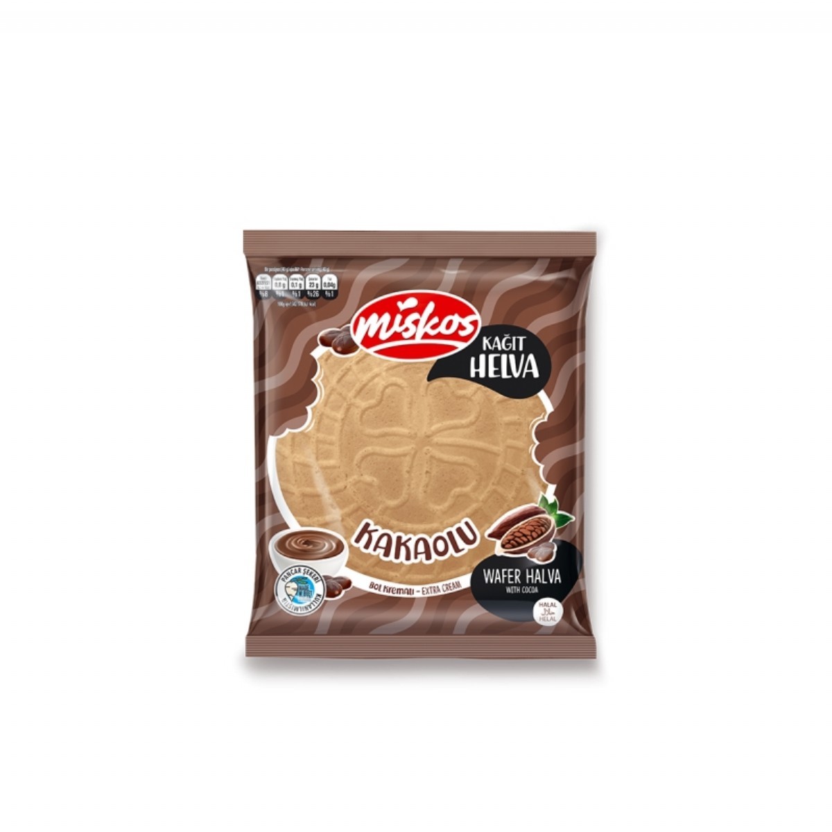 Miskos Kakao Aromalı Kağıt Helva 45 G