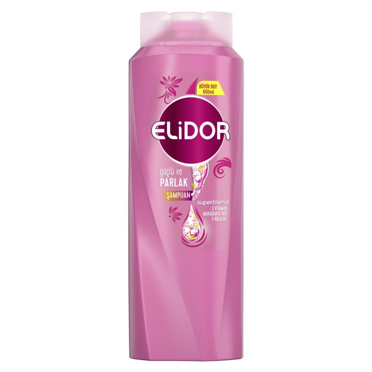 Elidor Güçlü ve Parlak Şampuan 650 Ml