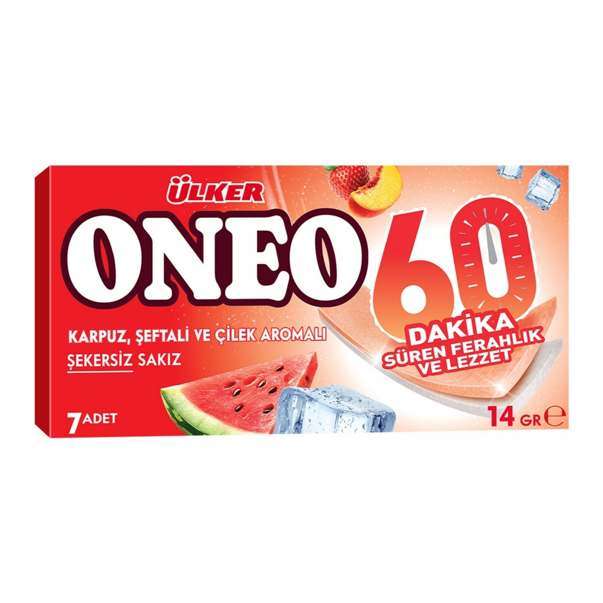 Oneo Slims 60Dk Meyve Aromalı Sakız 14 Gr