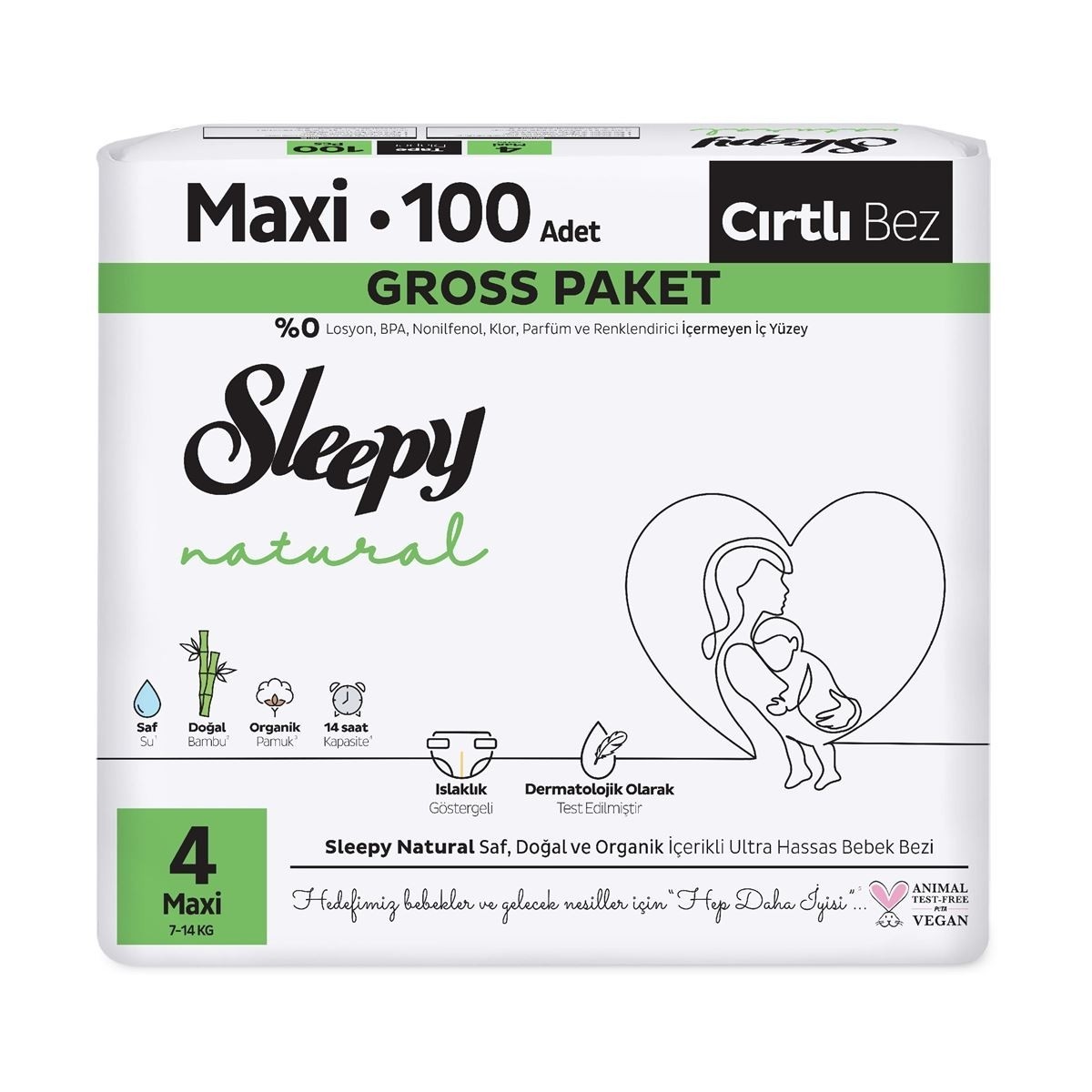 SLEEPY NATURAL ULTRA MAXİ 100 LÜ