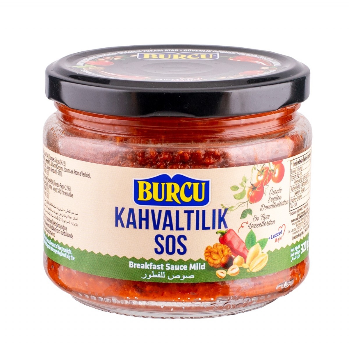 Burcu Kahvaltılık Sos Tatlı 320 Gr