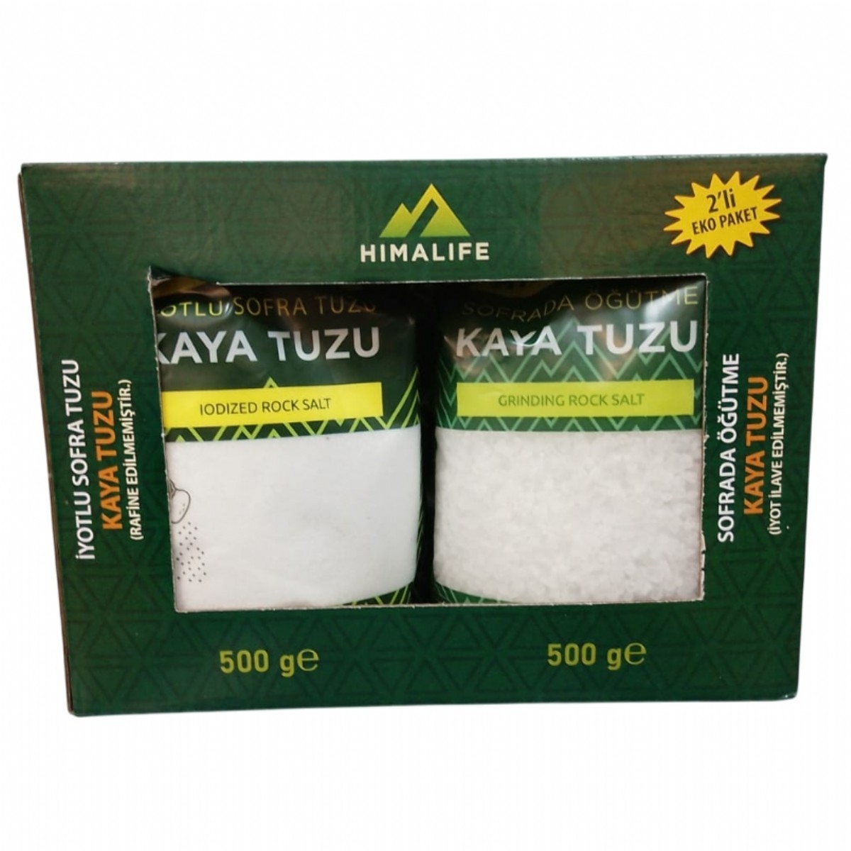 Himalife İyotlu Sofra Tuzu 2x500Gr