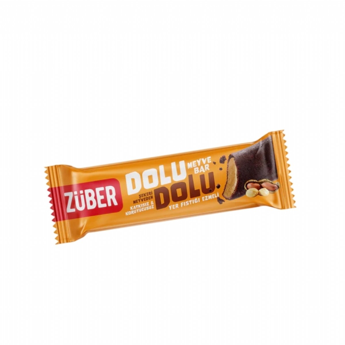 Züber Dolu Dolu Yer Fıstığı Ezmeli Meyve Bar 30 Gr