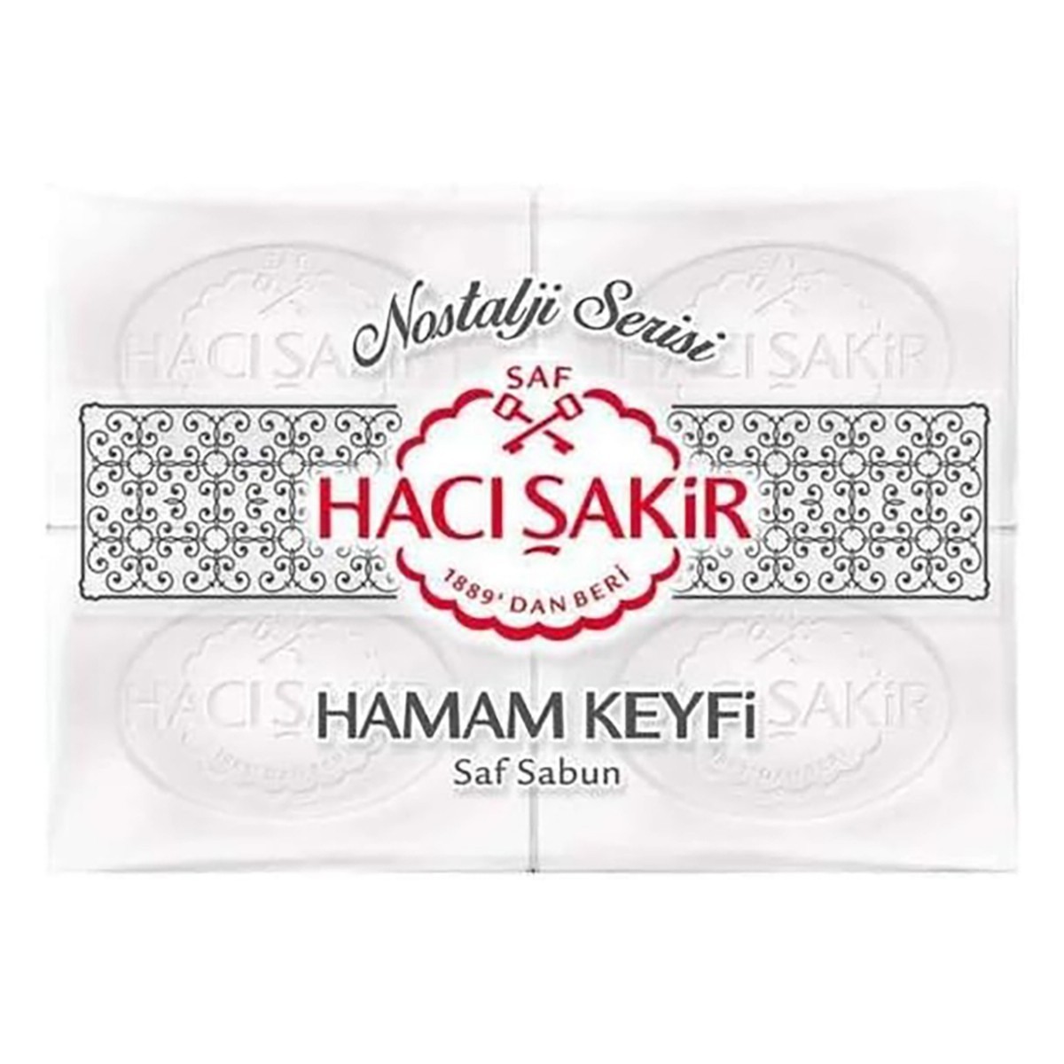 Hacı Şakir Hamam Keyfi Kalıp Sabun 4 x 200 Gr