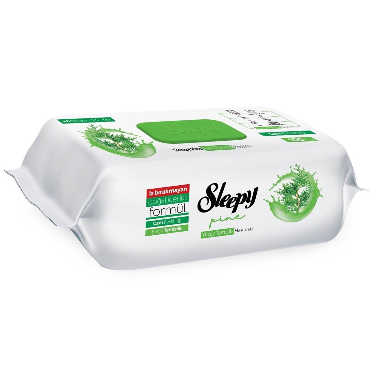 Sleepy Pine Yüzey Temizlik Havlusu  Mendili Çam Ferahlığı 100 Yaprak