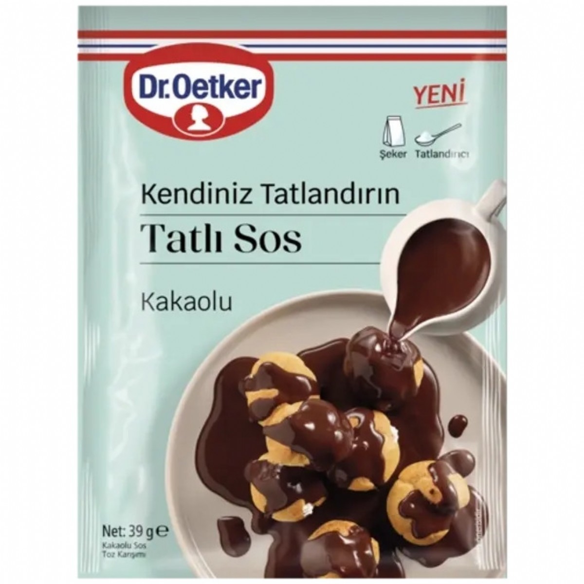Dr.Oetker Kendiniz Tatlandırın Tatlı Sos Kakaolu 39 Gr