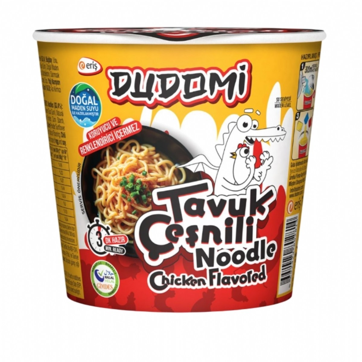 Dudomi Tavuk Çeşnili Noodle Bardak 60 Gr