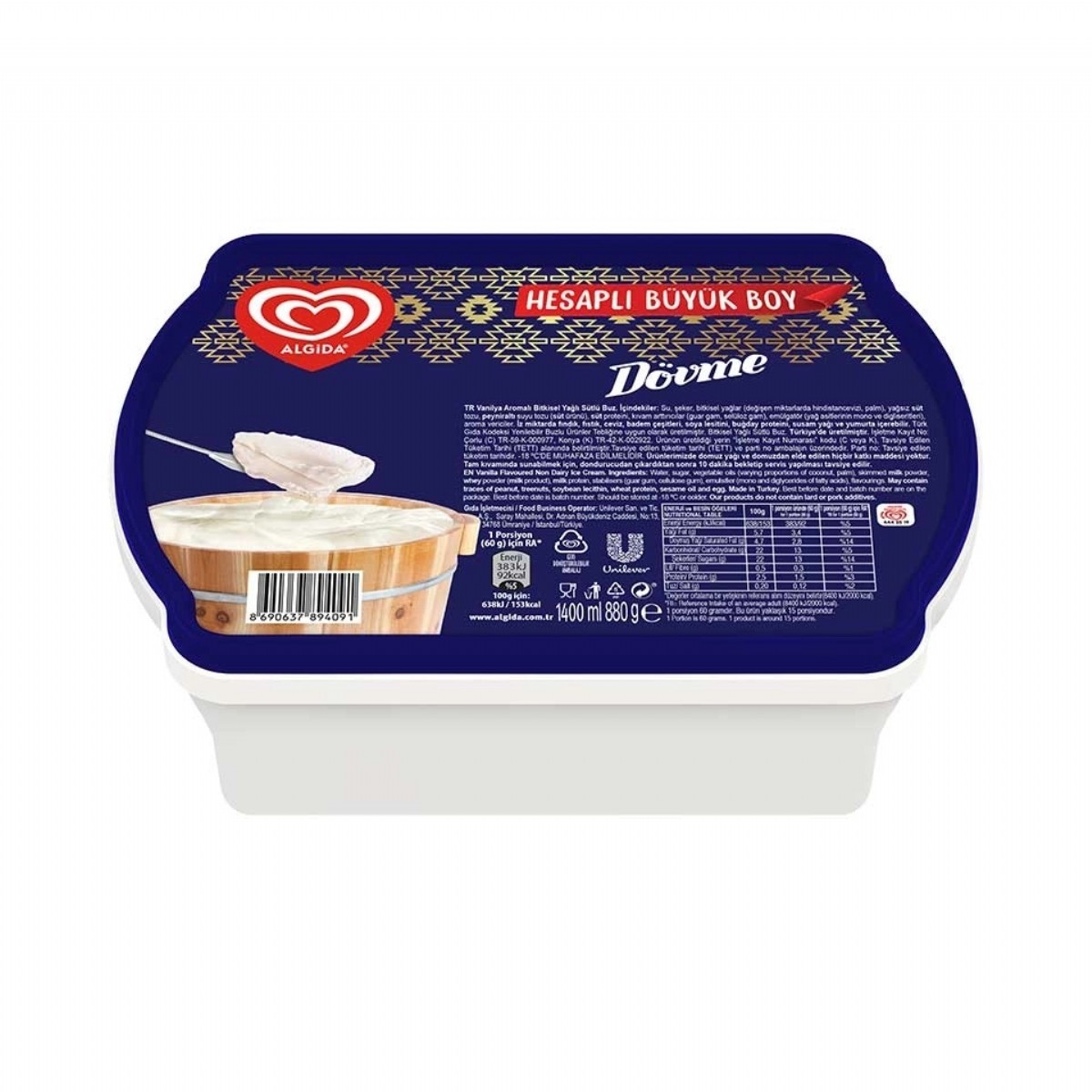Algida Dövme Dondurma 1400 Ml