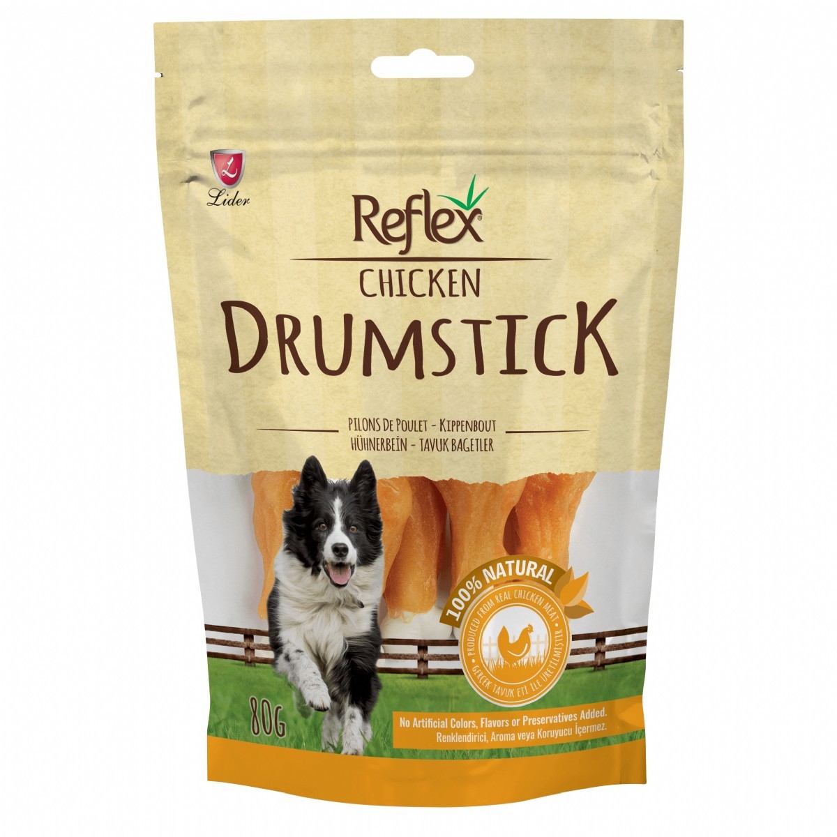 Reflex Tavuk Bagetler Köpek Ödül Maması 80 Gr