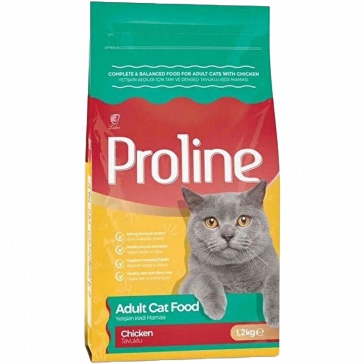 ProLine Tavuklu Yetişkin Kedi Maması 1,2 Kg