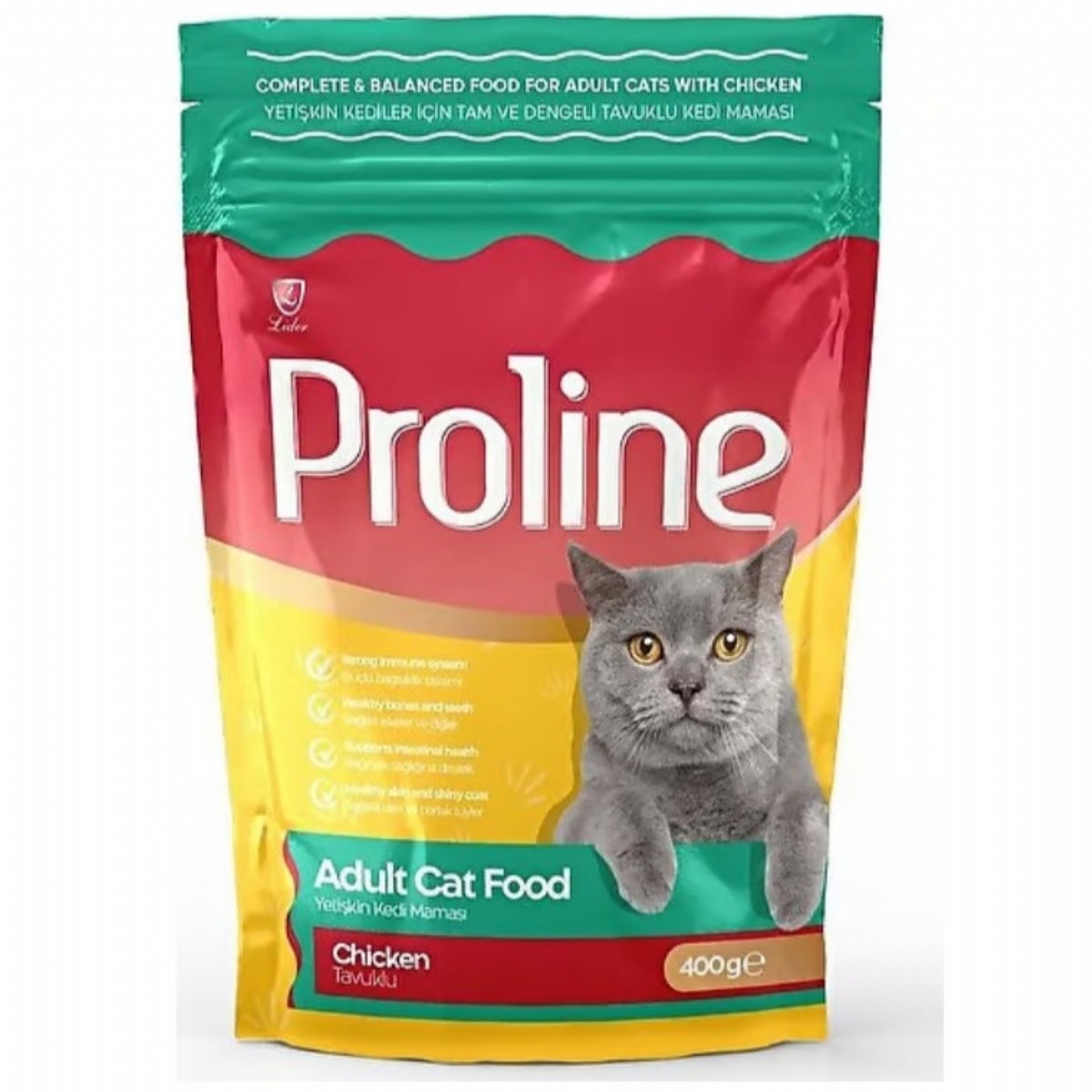 Proline Kısırlaştırılmış Kediler için Tavuklu Kedi Maması 400 Gr
