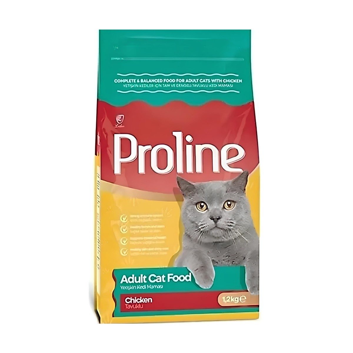 Proline Kısırlaştırılmış Kediler için Tavuklu Kedi Maması 1.2 Kg