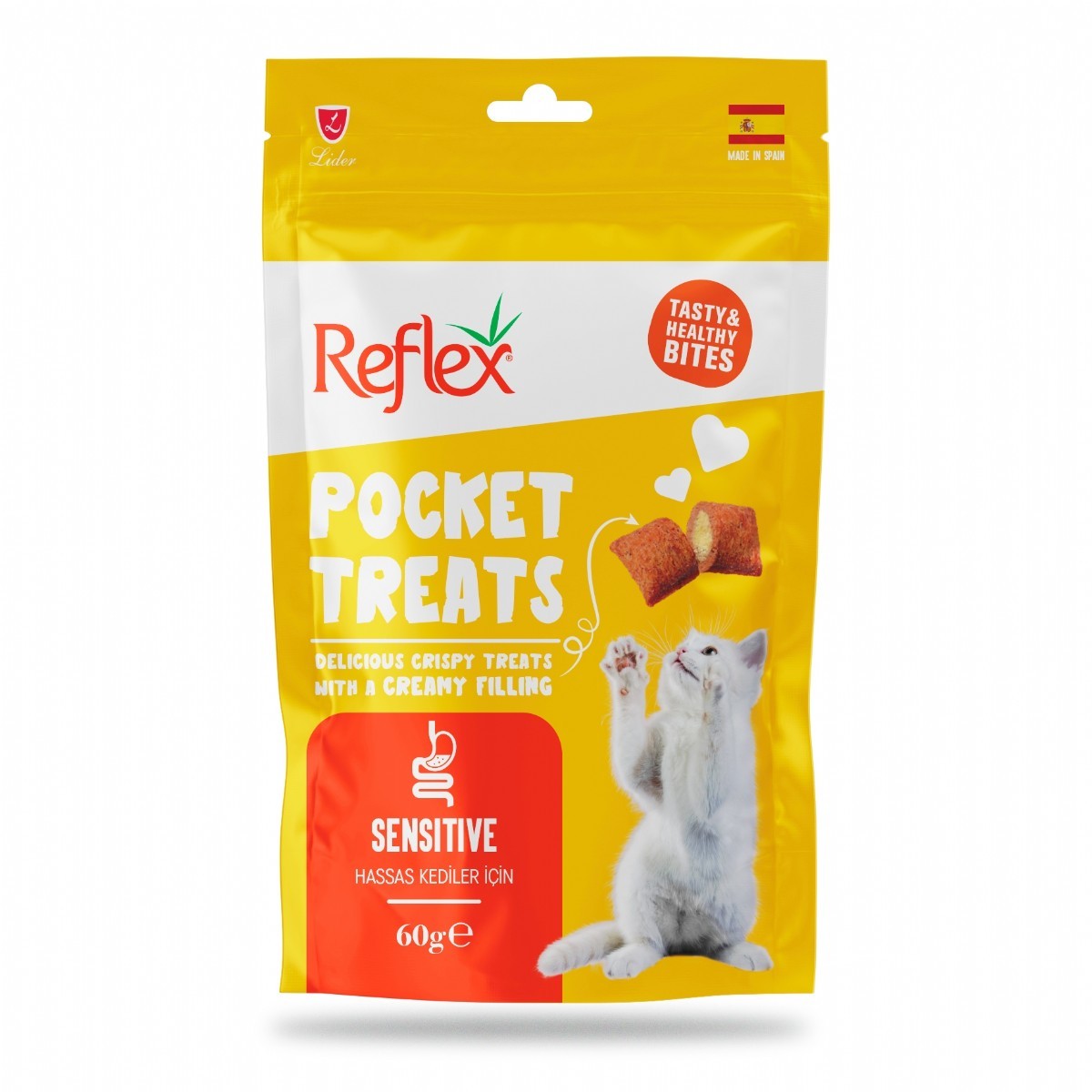 Reflex Hassas Kediler İçin Yetişkin Kedi Ödül Maması 60 Gr