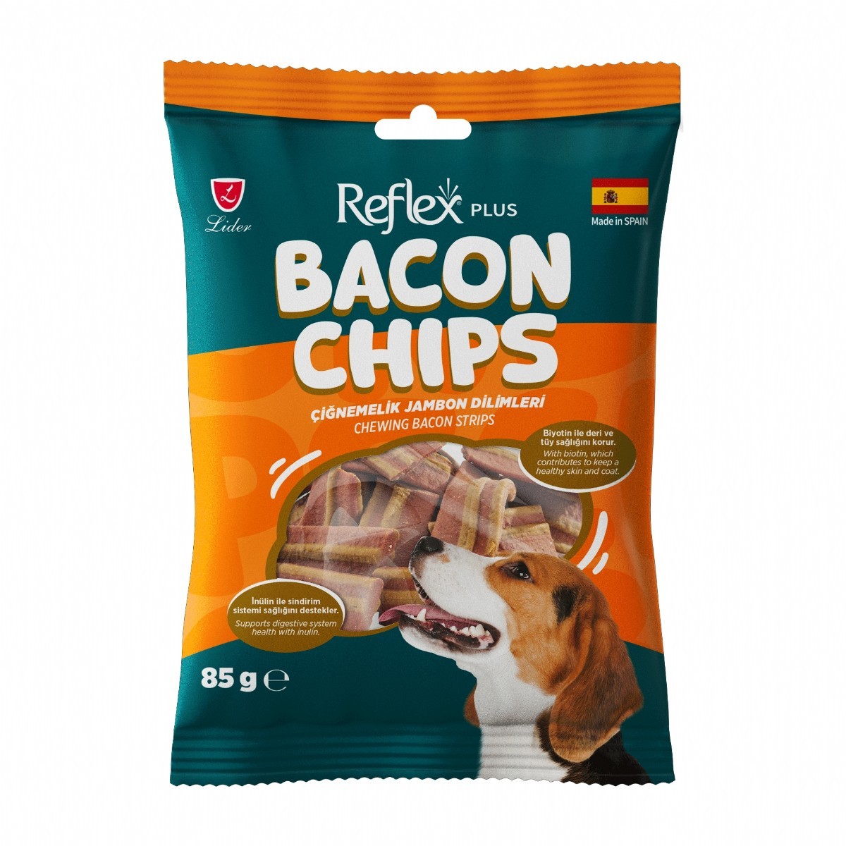 Reflex Plus Çiğnemelik Jambon Dilimleri Yetişkin Köpek Ödül Maması 85 Gr