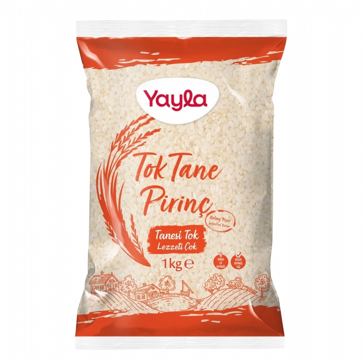 Yayla Bakliyat Tok Tane Pirinç 1 Kg