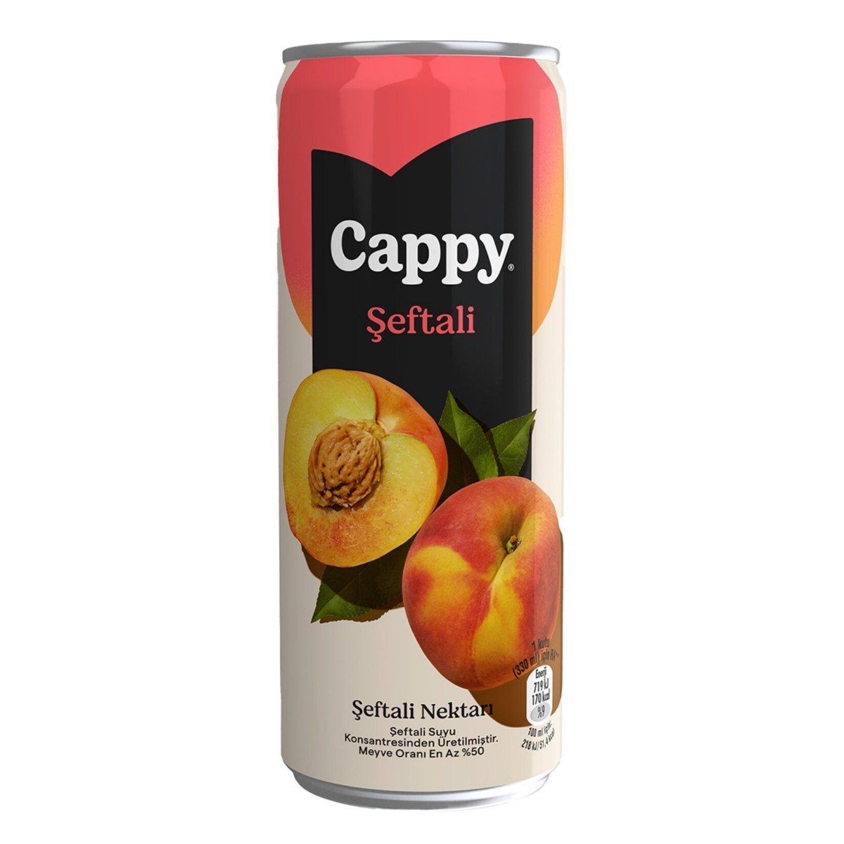 Cappy Şeftali Nektarı Kutu 330 ML