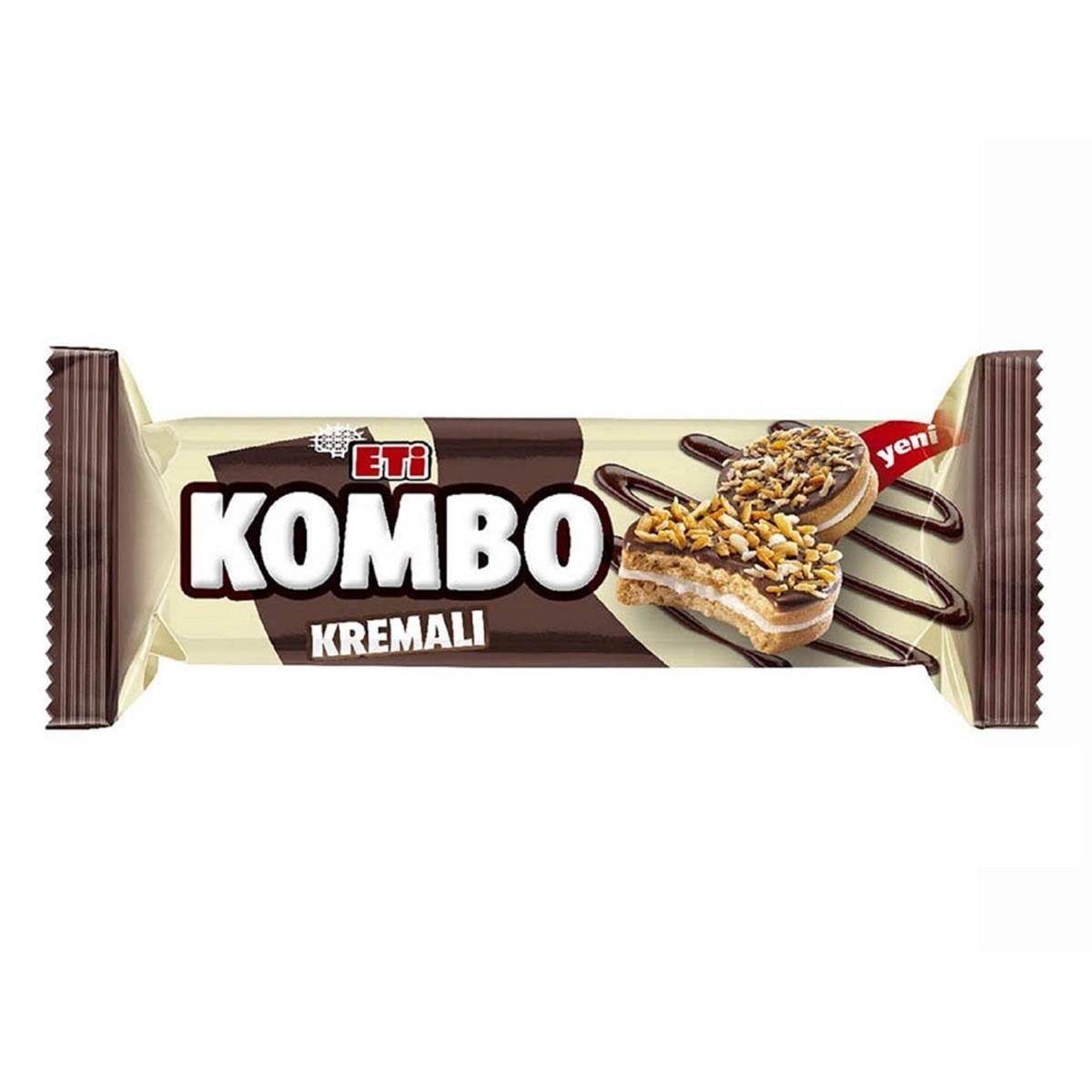 Eti Kombo Lokmalık Kremalı Bisküvi 96 Gr