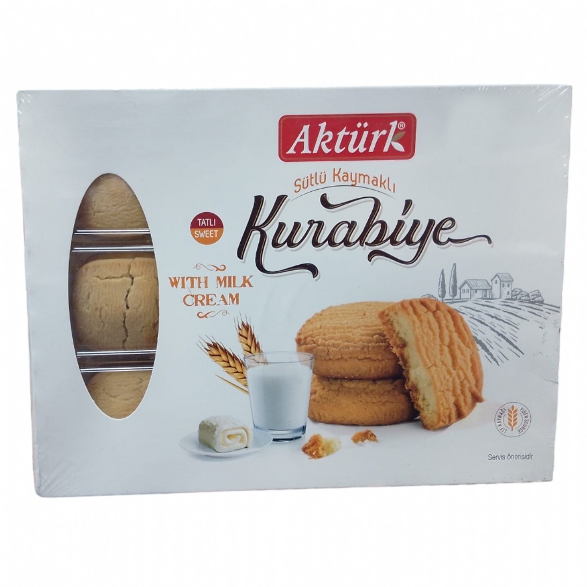 Aktürk Sütlü Kaymaklı Kurabiye 400 Gr