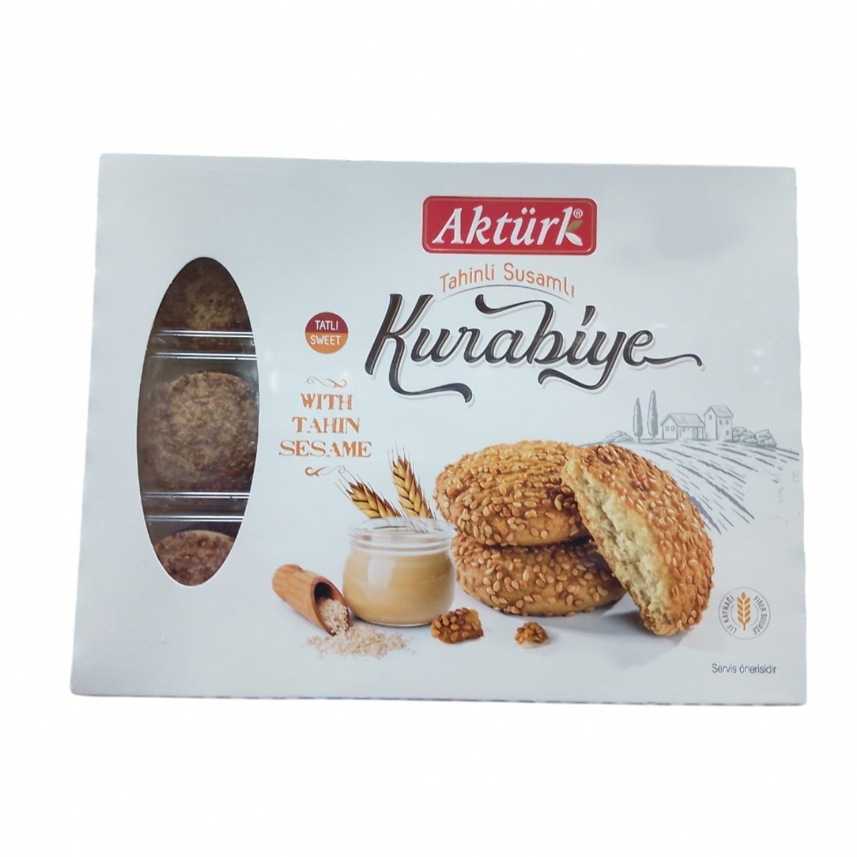 Aktürk Tahinli Susamlı Kurabiye 400 Gr