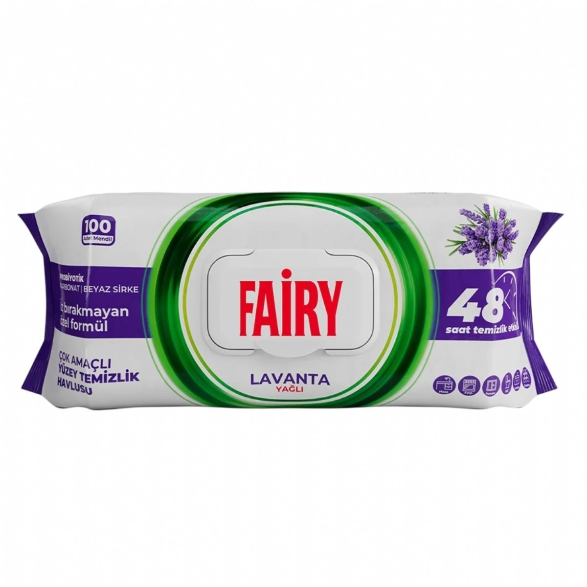 Fairy Yüzey Temizleme Havlusu Lavanta 100lü
