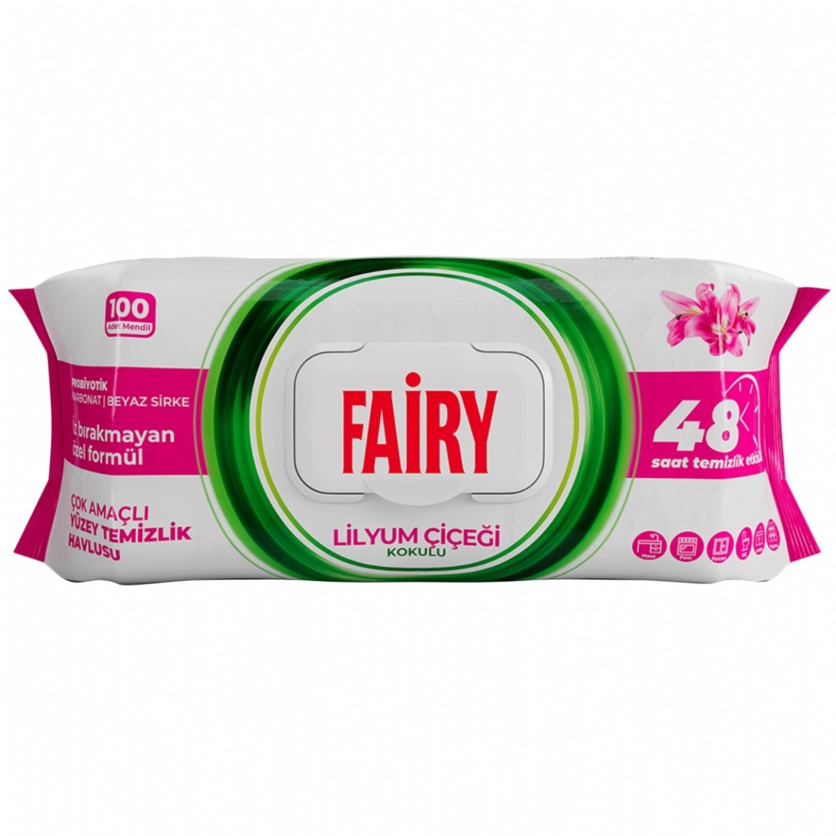 Fairy Yüzey Temizleme Havlusu Lilyum 100lü