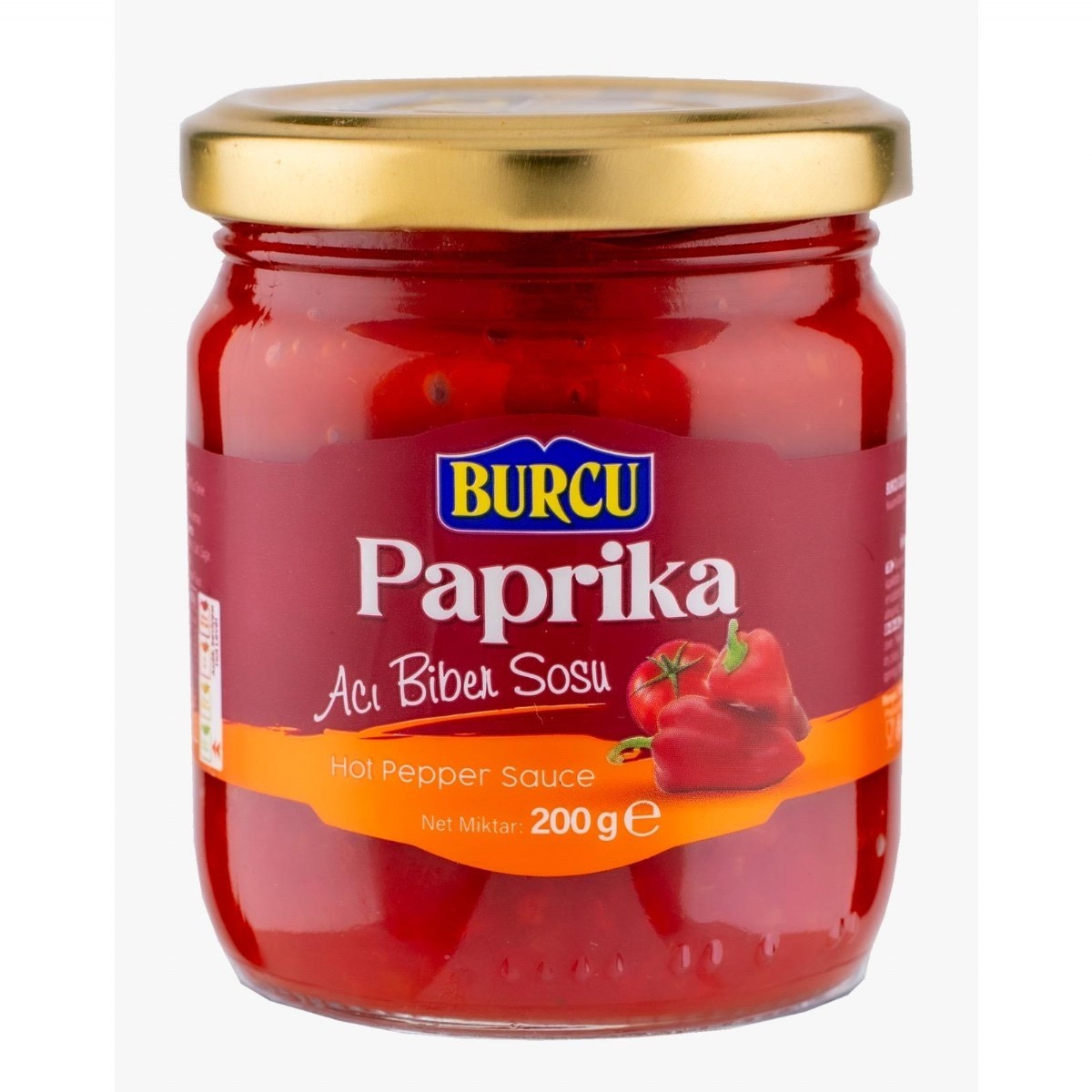 Burcu Paprika Acı Biber Sosu 200 Gr
