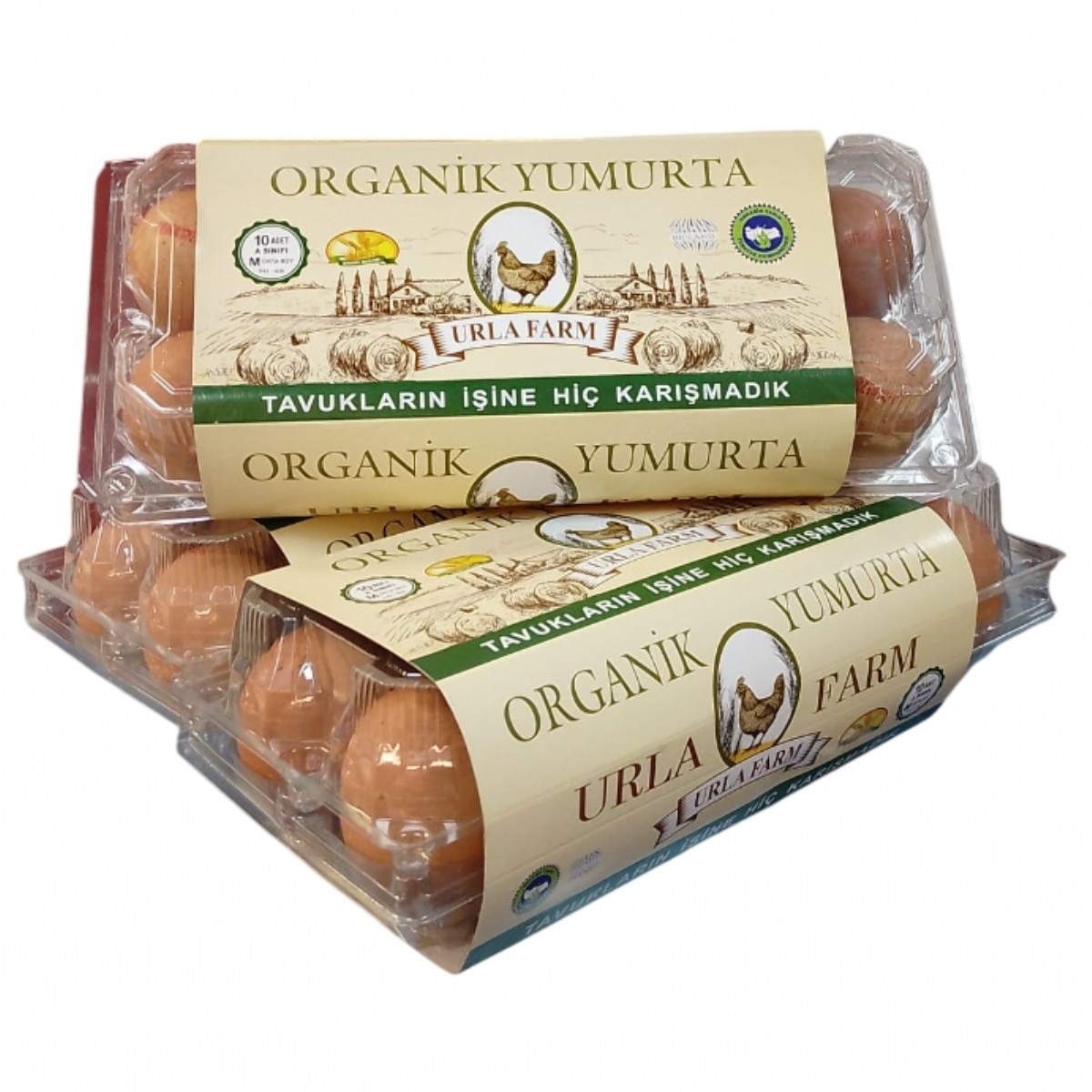 Urla Farm Organik Yumurta 10 lu