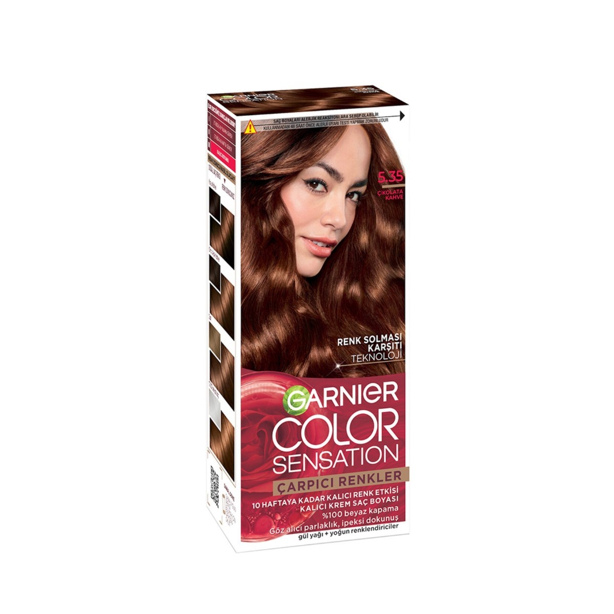 GARNIER CARPICI RENKLER SAC BOYASI 5.35 CIK. KAHVE