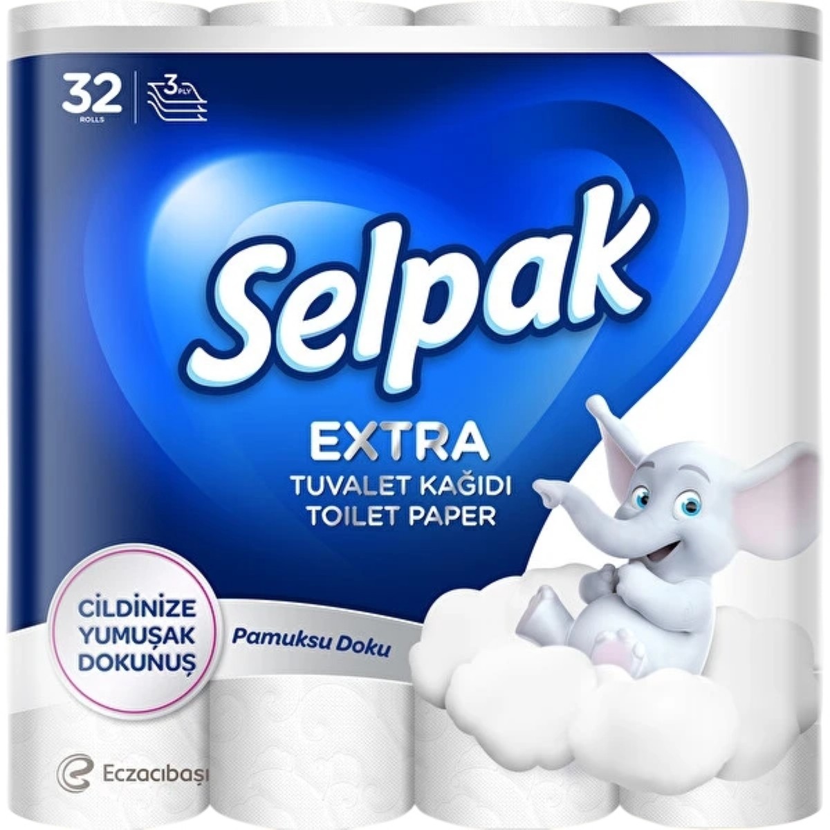 Selpak Extra Pamuksu Doku Tuvalet Kağıdı 32li