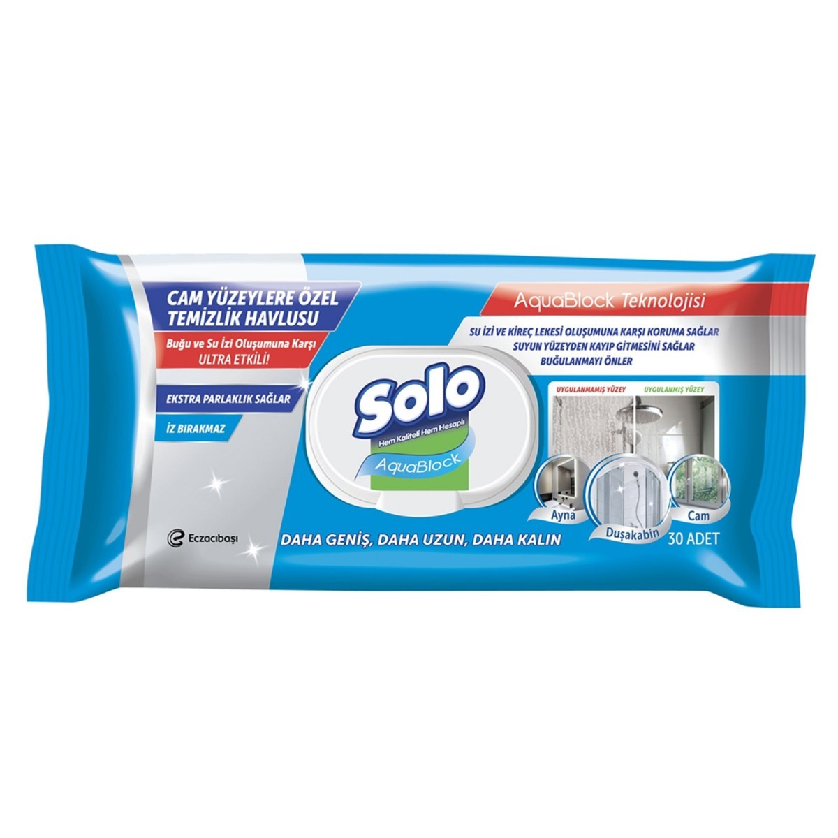 Solo Ultra Güç Aquablock Temizlik Havlusu 30lu