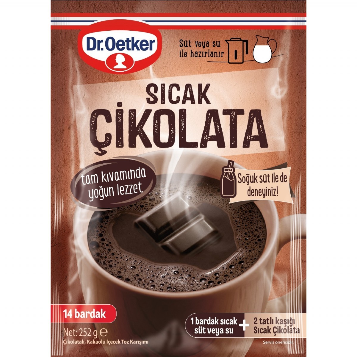 Dr. Oetker Sıcak Çikolata 252 Gr