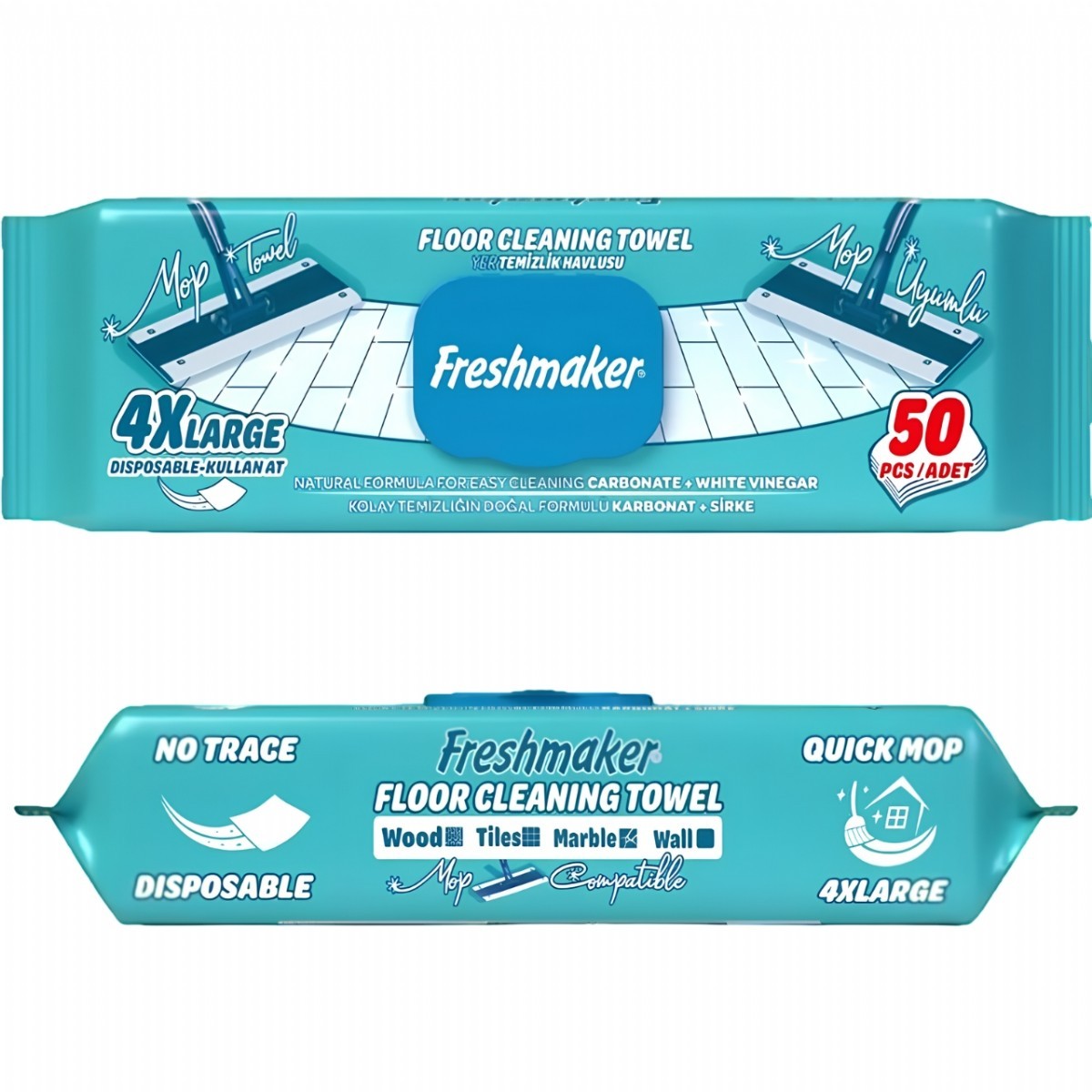 Freshmaker Mop Mendili 50 Adet
