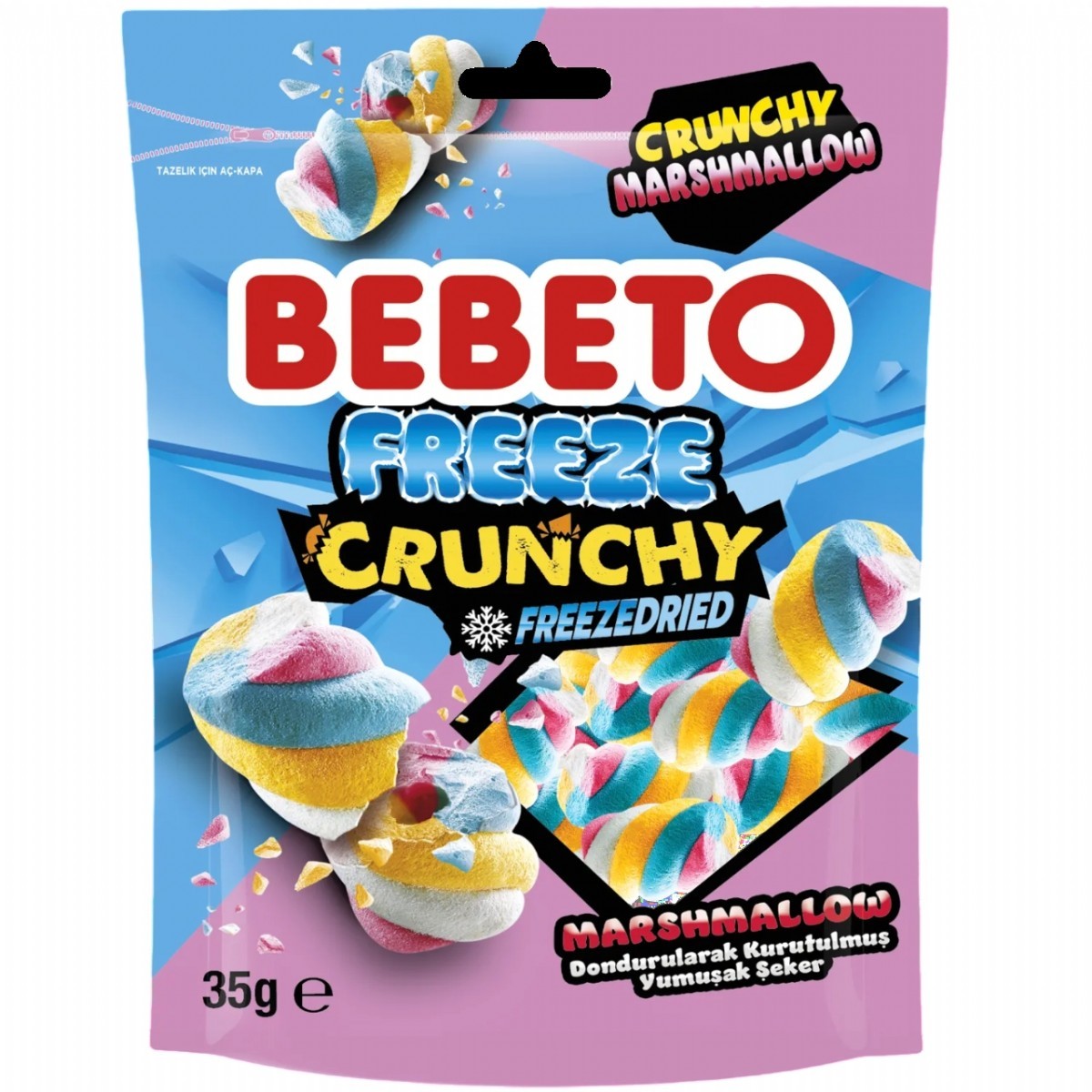 Bebeto Freeze Crunchy Marshmallow 35 Gr
