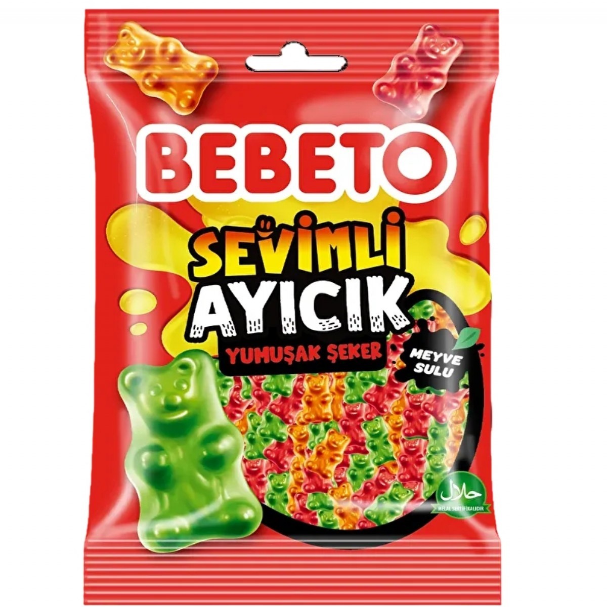 Bebeto Sevimli Ayıcık Jelibon 80 gr