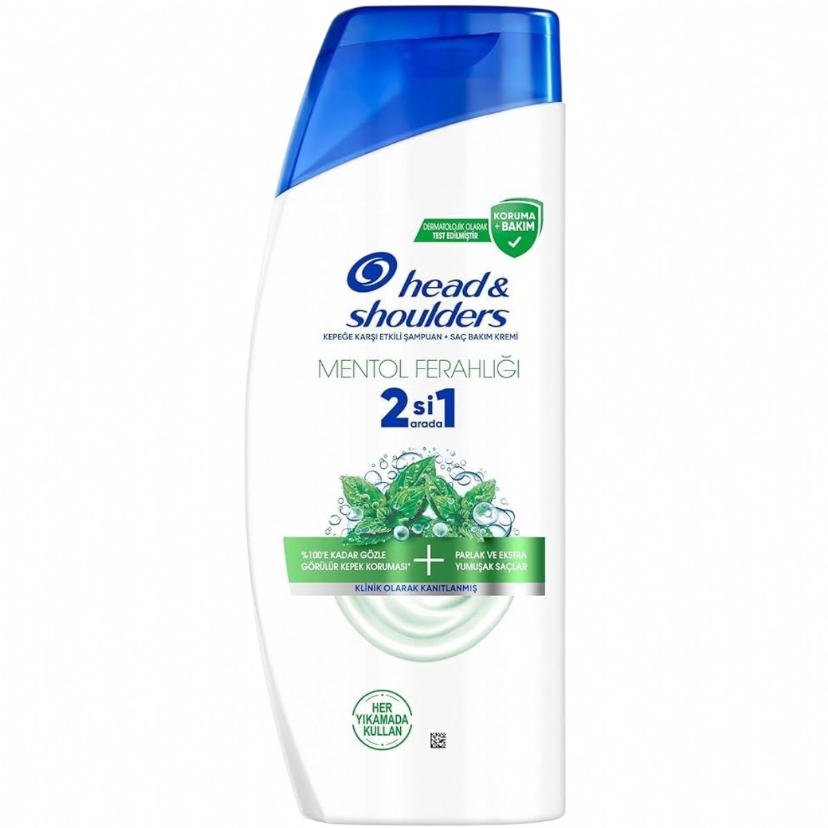 Head & Shoulders Mentol Ferahlığı 2'si 1 Arada Kepeğe Karşı Etkili Şampuan 625 Ml