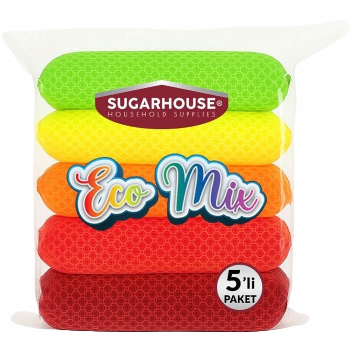 Sugar House Ecomix Bulaşık Süngeri 5li