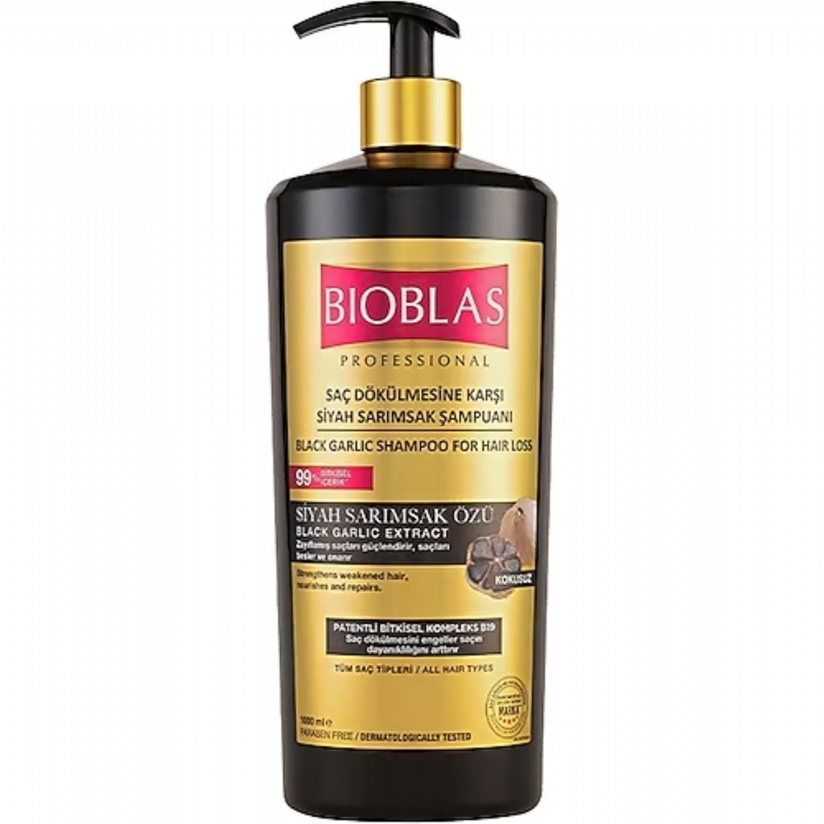 BİOBLAS ŞAMP.1000 ML.SIYAH SARIMSAK