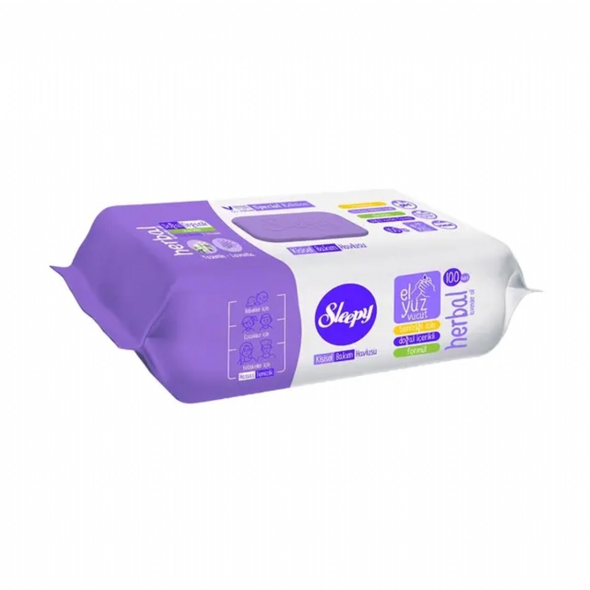 Sleepy Kişisel Bakım Havlu Herbal 100 Lü