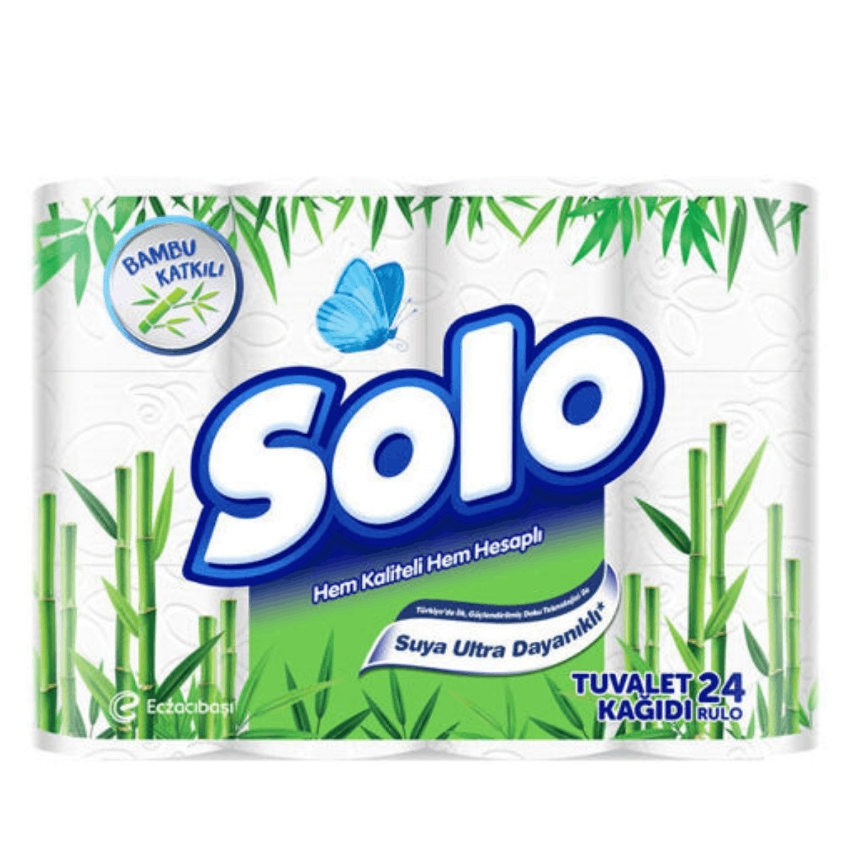Solo Bambu Katkılı Tuvalet Kağıdı 24Lü