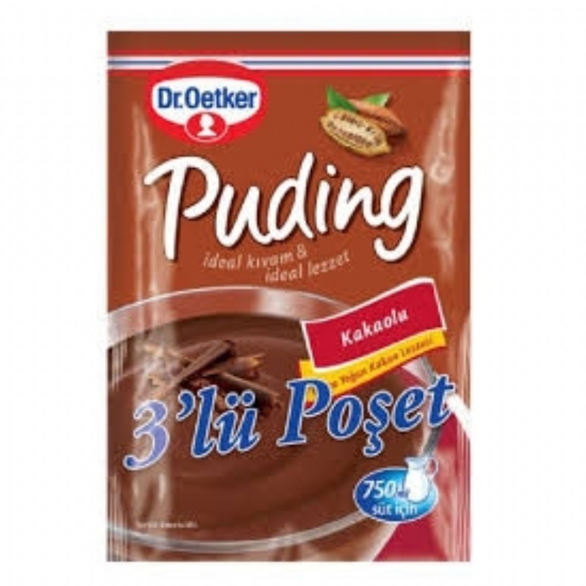 Dr.Oetker Puding Kakaolu 3lü Paket 441 Gr