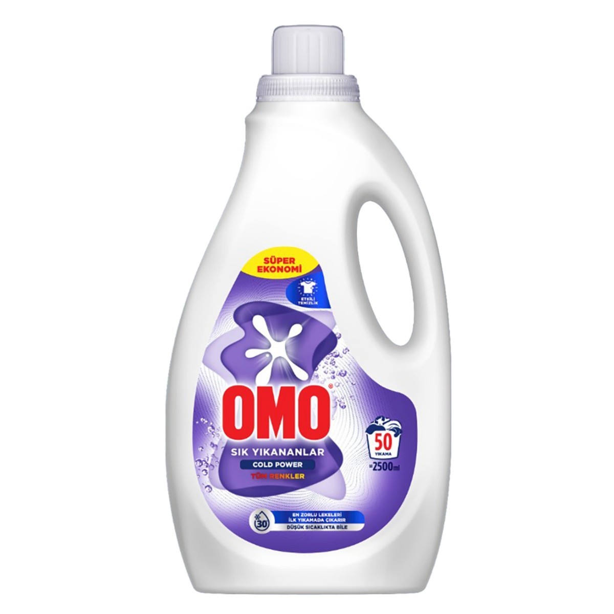 Omo Cold Power Sıvı Deterjan 2500 Ml Sık Yıkananlar