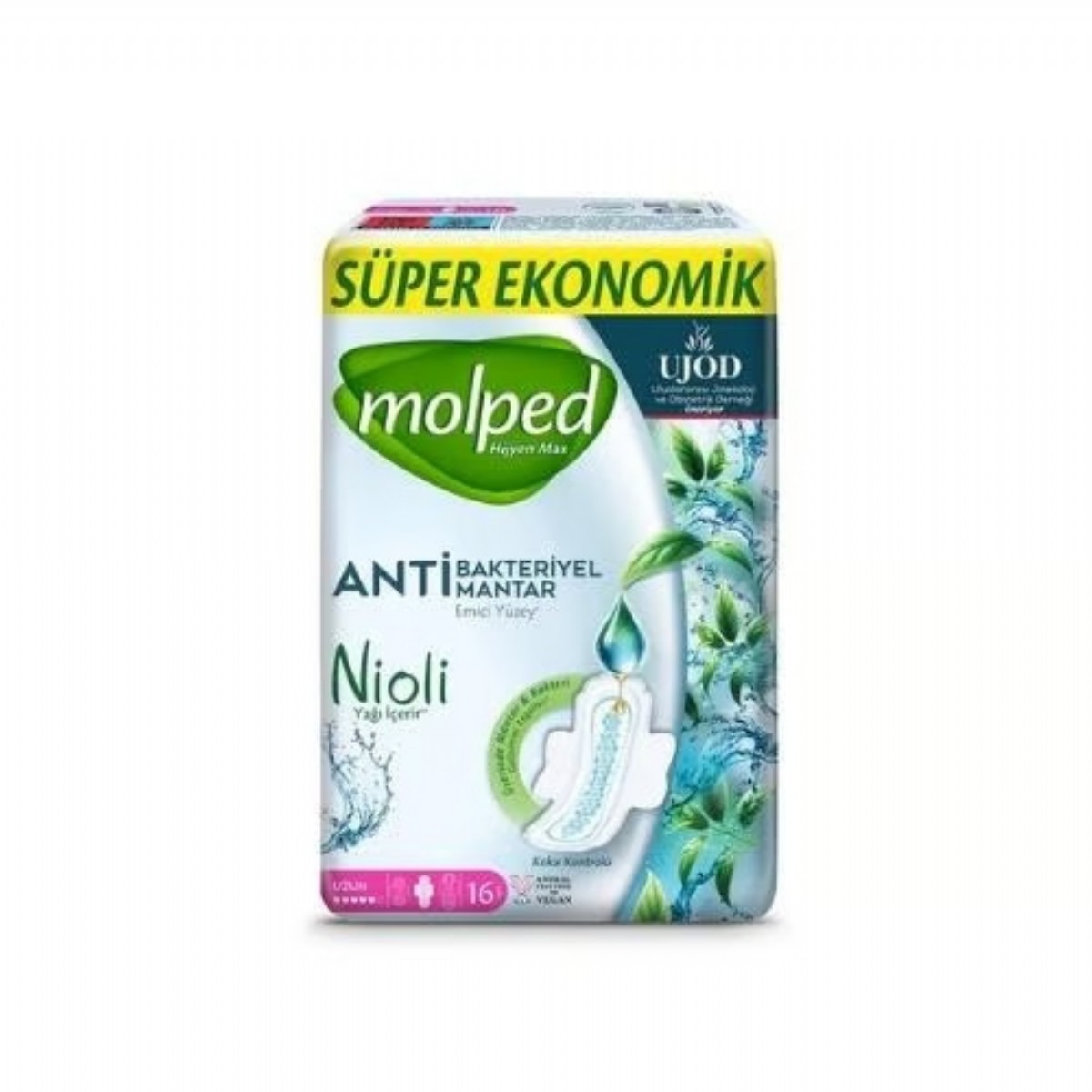 Molped Hijyen Max Uzun Ped 16lı