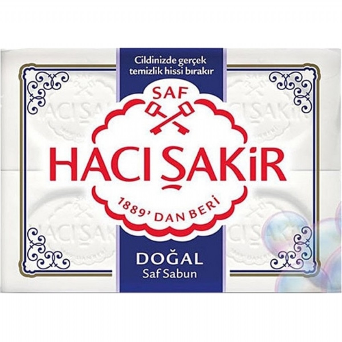 Hacı Şakir Banyo Sabunu 4x150 Gr Doğal