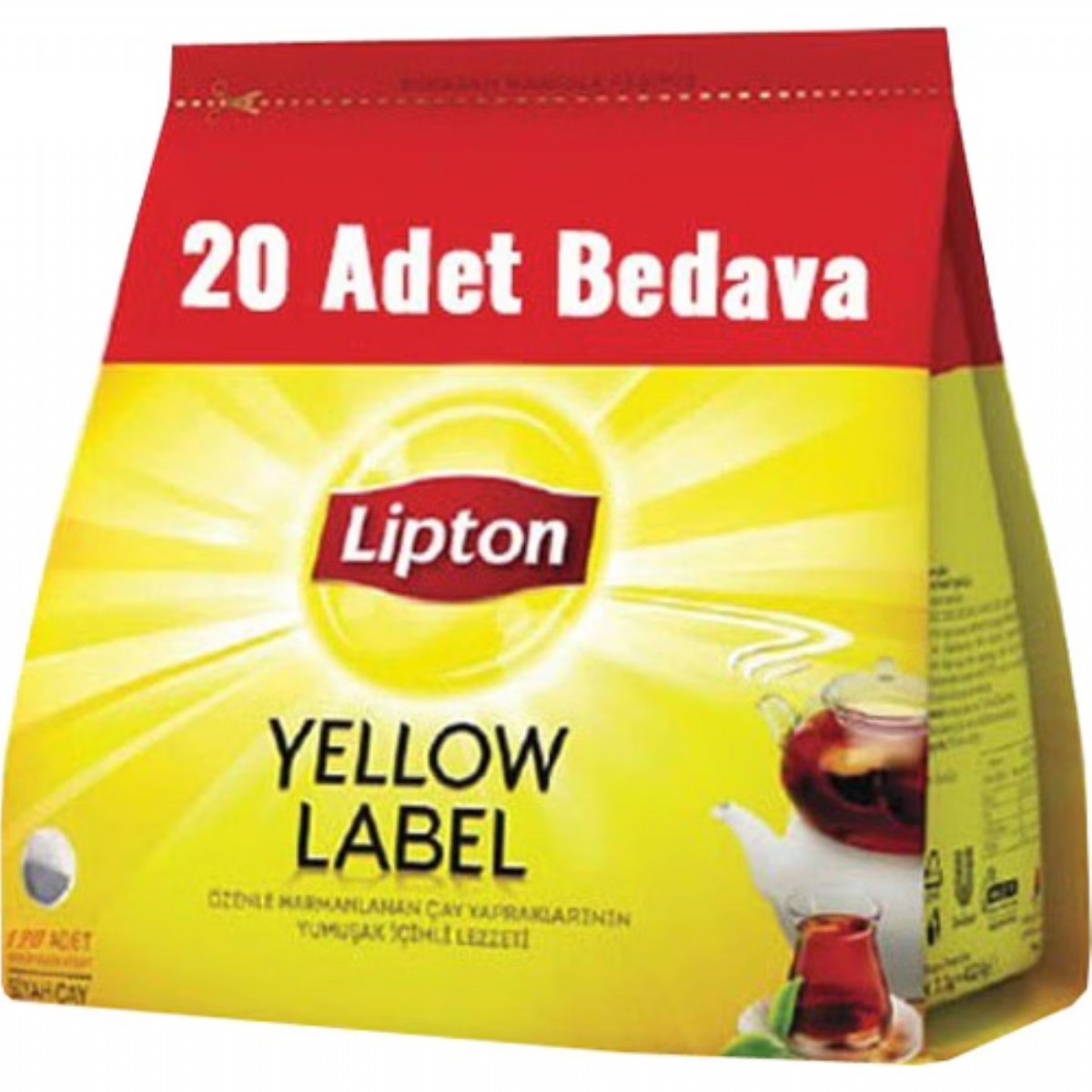 Lipton Demlik Poşet Çay Yellow Label 120 li