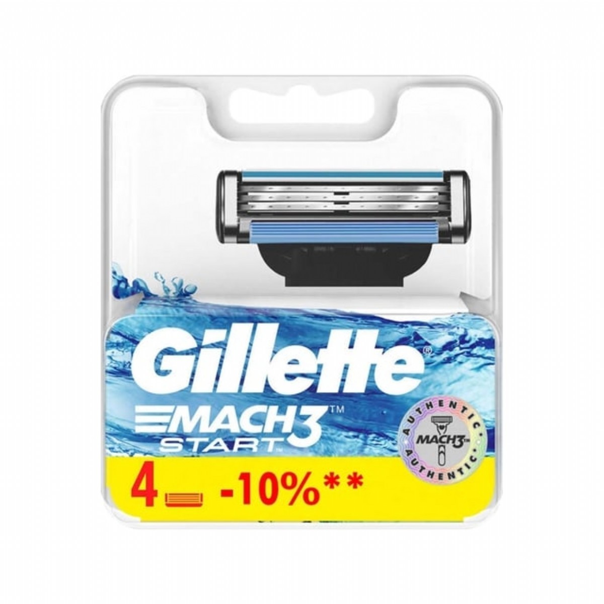 Gillette Mach3 Start Yedek Tıraş Bıçağı 4 lü