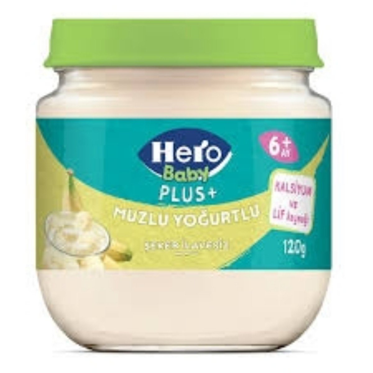 Hero Baby Plus Muzlu Yoğurtlu Kavanoz Mama 120 Gr
