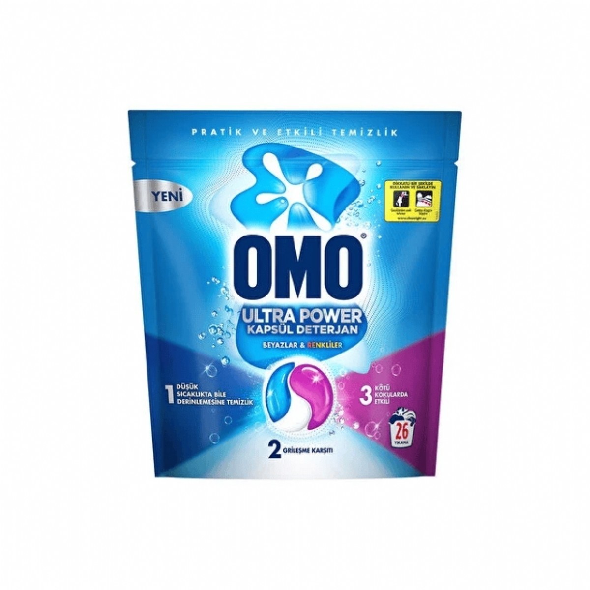 Omo Kapsül Deterjan 26 Yıkama