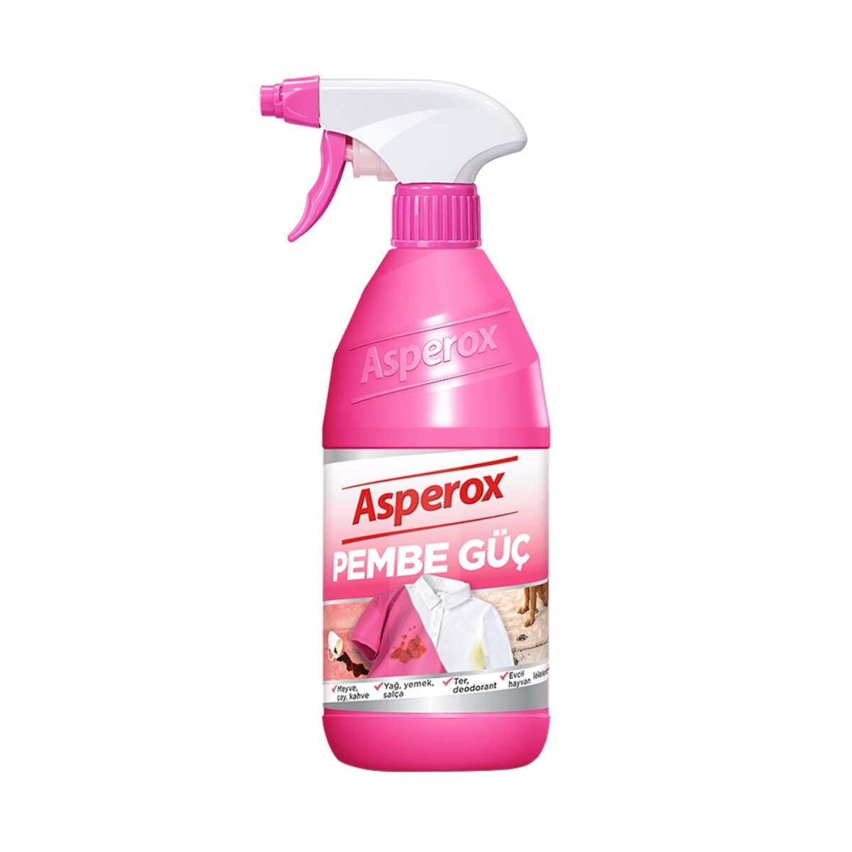 Asperox Leke Çıkarıcı Sprey Pembe Güç 650 Ml