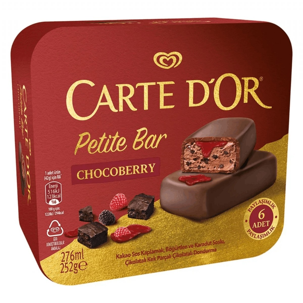 Algida Carte Dor Bites Çikolata 261 Ml